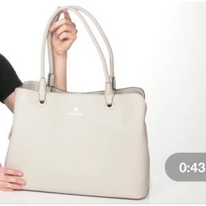 NWT Nanette Lepore Everett Shoulder Bag in Pearl